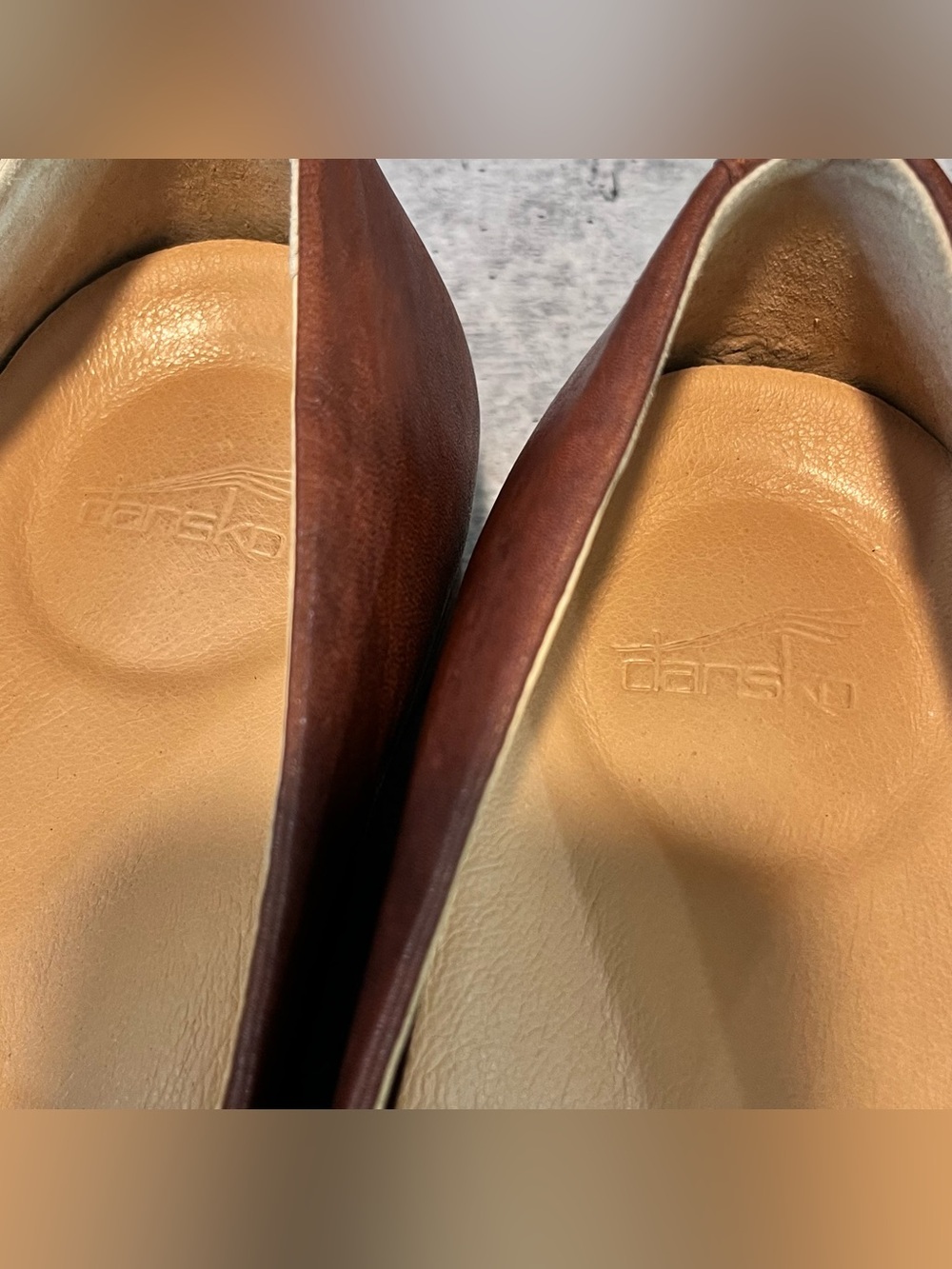 Dansko Larisa Slip On Flats, 41 (11-11.5), Saddle Milled Brown, EUC - Picture 14 of 15